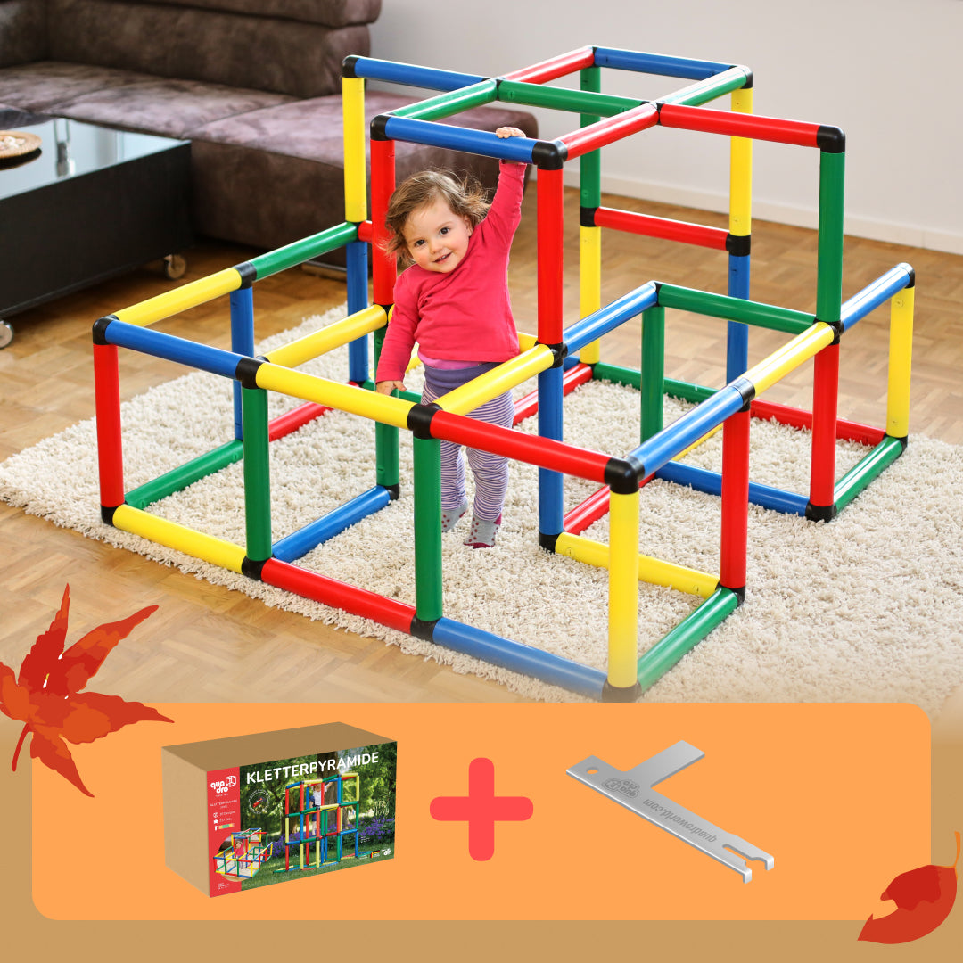 クアドロ　ジャングルジム　Climbing Pyramid Jungle Gym for Kids - Climbing Pyramid – QUADRO Toys