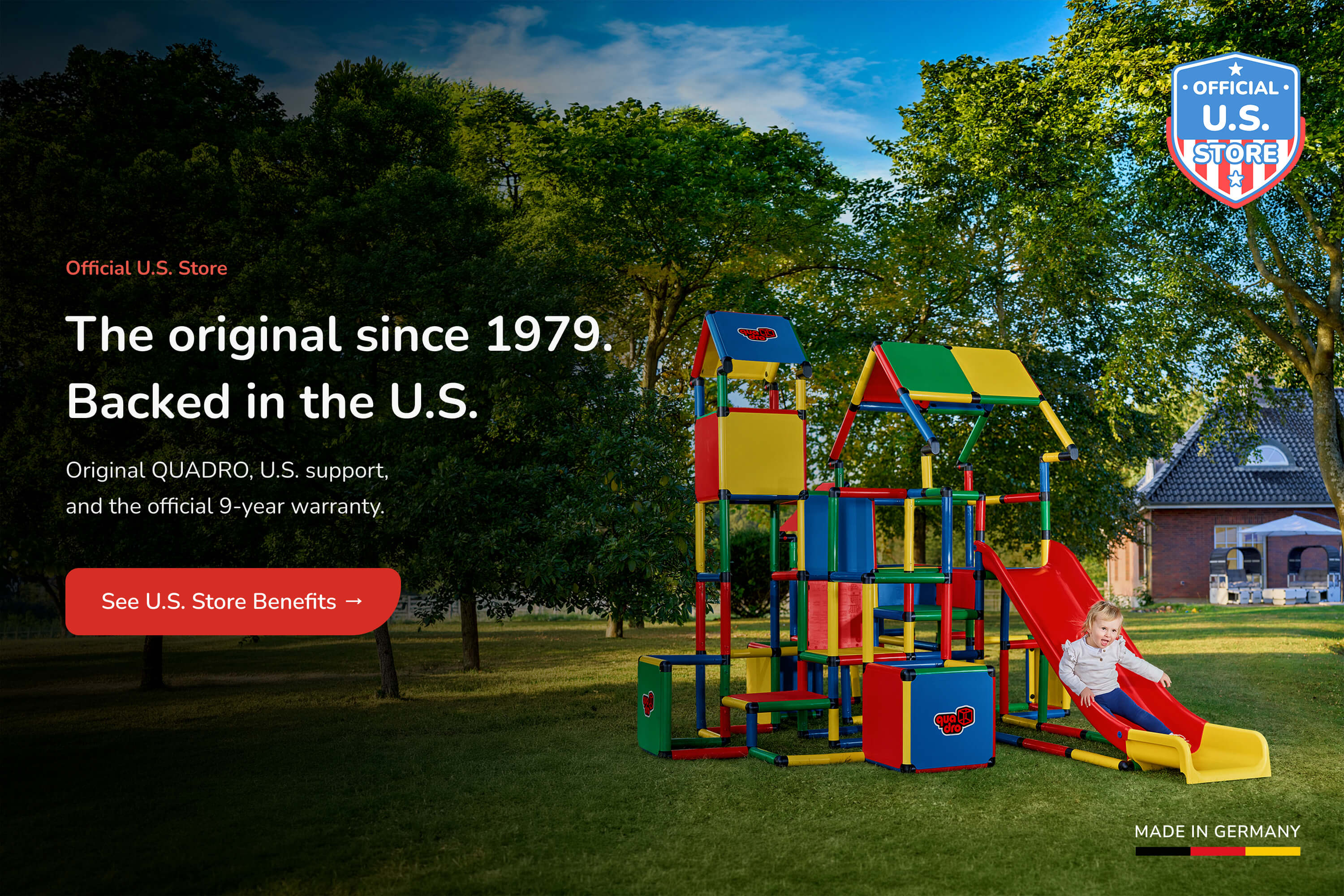 Jungle Gyms and Playhouses since 1979 - QUADRO Toys