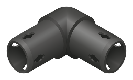 Conector acodado