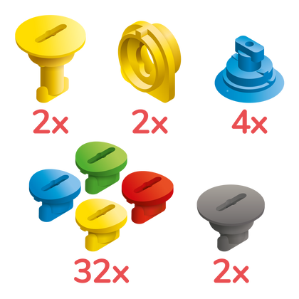 Curved Slide Screw Set
