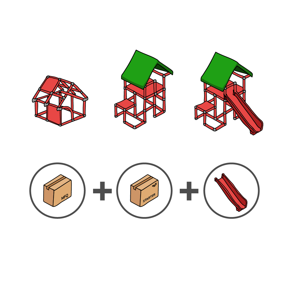 9. The construction system that grows with your child.